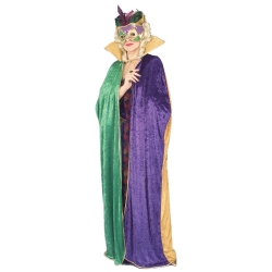 Velvet Mardi Gras Cape