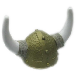 Viking Helmet - Deluxe with Fur