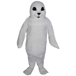 White Baby Seal Mascot - Sales