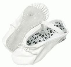 White Daisy Ballet Slippers - Child