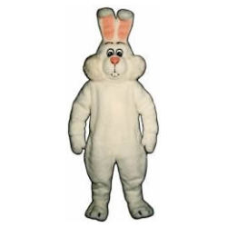 White Marshmallow Bunny Mascot - Sales