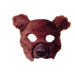 Plush Bear Animal Mask