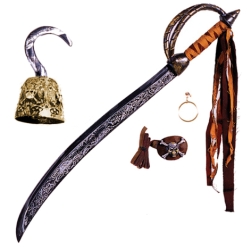 Caribbean Pirate Costume Accessory Kit