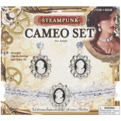 Victorian Cameo Jewelry Set