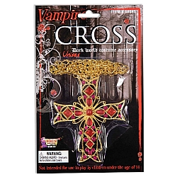 Gothic Vampire Cross Necklace