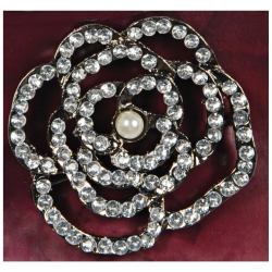 Rubie's White Diamond Costume Brooch