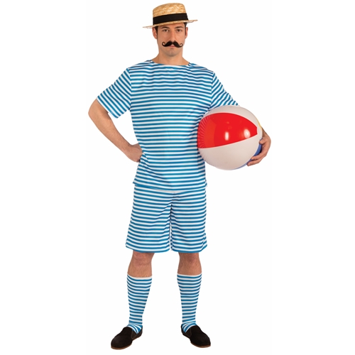 Beachside Clyde Old Fashion Men's Bathing Suit Adult Costume