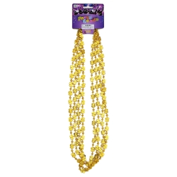 Mardi Gras Gold Dollar Sign Throw Beads