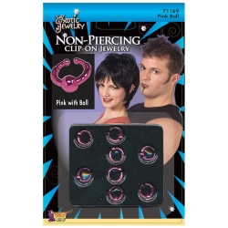 Fake Body Piercing Ball Rings