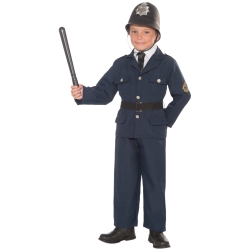 Police Officer British Bobby Kids Costume