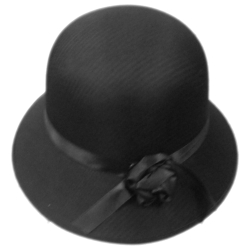 1920's Satin Cloche Hat