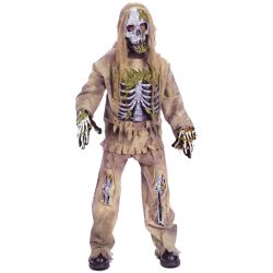 Skeleton Zombie Kids Costume