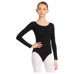 Adult Cotton Long Sleeve Leotard