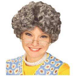 Curly Grandma Wig