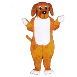 Yellow Hound Dog Mascot - Sales