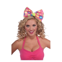 Circus Sweetie Clown Bow Headband