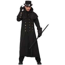 Warlock Steampunk Coat Adult Costume