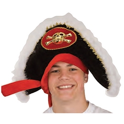 Pirate Hat with Skull and Crossbones