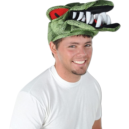 Plush Alligator / Crocodile Hat