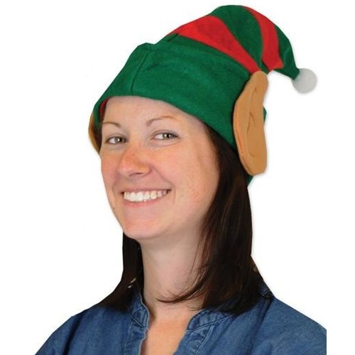 Elf Hat with Ears and Bells