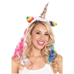 Rainbow Unicorn Horn Headband