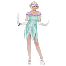 Roaring 20's Foxtrot Flirt Flapper Sexy Adult Costume