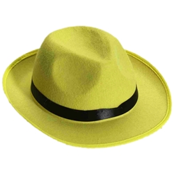 Yellow Fedora Hat