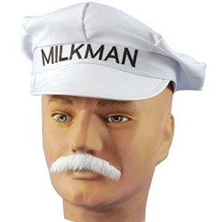 Milkman Hat with Moustache