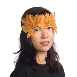 Autumn Fairy Leaf Eye Mask