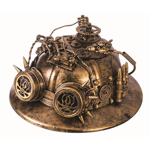 Steampunk Inventors Helmet Beauty and the Beast Maurice Helmet Thinking Cap