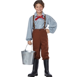 Pioneer Boy Kids Costume