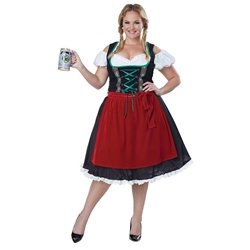 Oktoberfest Fraulein Adult Plus Size Costume