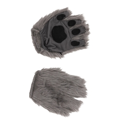 Gray Fingerless Paws