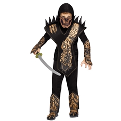 Skull Dragon Ninja Kids Costume