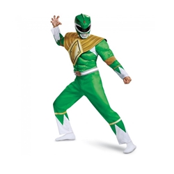 Green Ranger with Muscle Chest Adult Costume