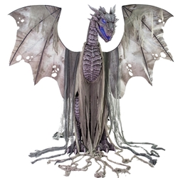 Winter Dragon Animated Halloween Decoration