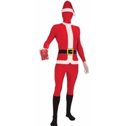 Disappearing San Santa Suit Adult Costume Skinsuit