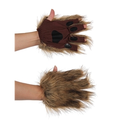 Brown Squirrel Fingerless Paws