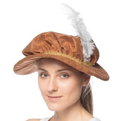 Renaissance Hat with Feather