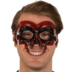Red Devil Half Mask