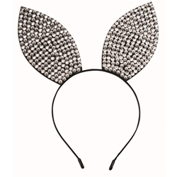 Sexy Rhinestone Bunny Ears