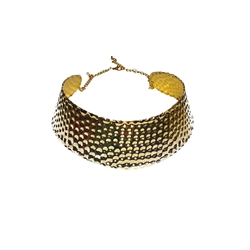 Gold Snake Metal Collar