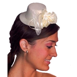 Mini Lace Top Hat