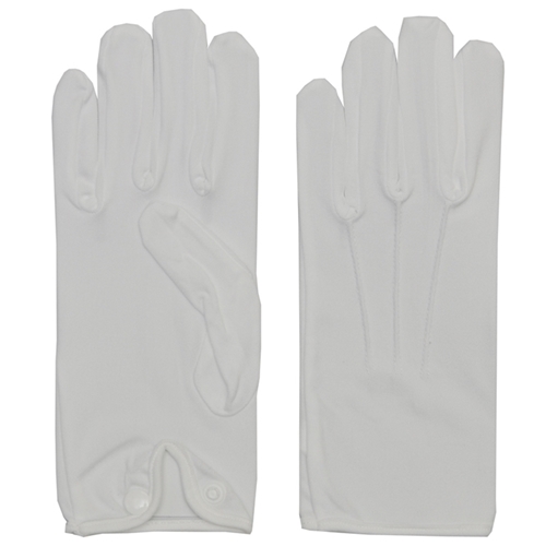 Extra Large White Men's Parade Dress Gloves | The Costumer