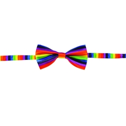 Rainbow Bow Tie