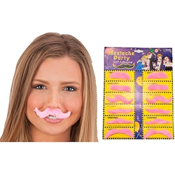 Pink Moustache 12 Pack