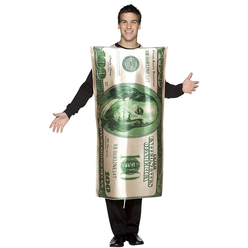 100 Dollar Bill Adult Costume