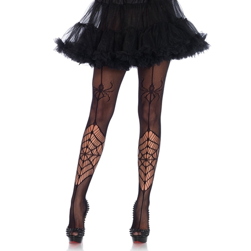 Itsy Bitsy Spider Fishnet Tights