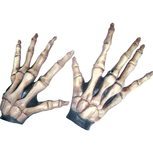 Bone Hands Latex Gloves