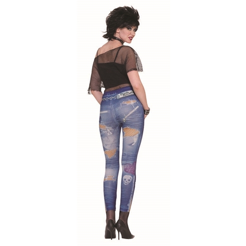 Punk Jean Leggings